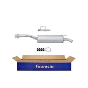 Hella End Silencer Rear fits Renault Clio I 1991-1998 1.8