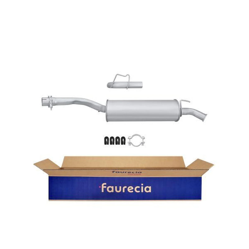 Hella End Silencer Rear fits Renault Clio I 1991-1998 1.8