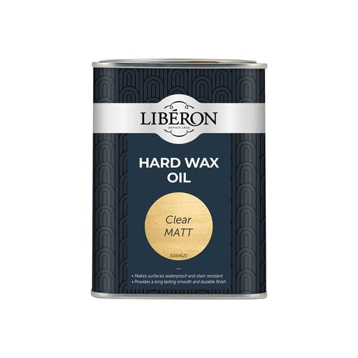 Liberon Hard Wax Oil Clear Matt 1 litre Liberon - Dynamic Drive