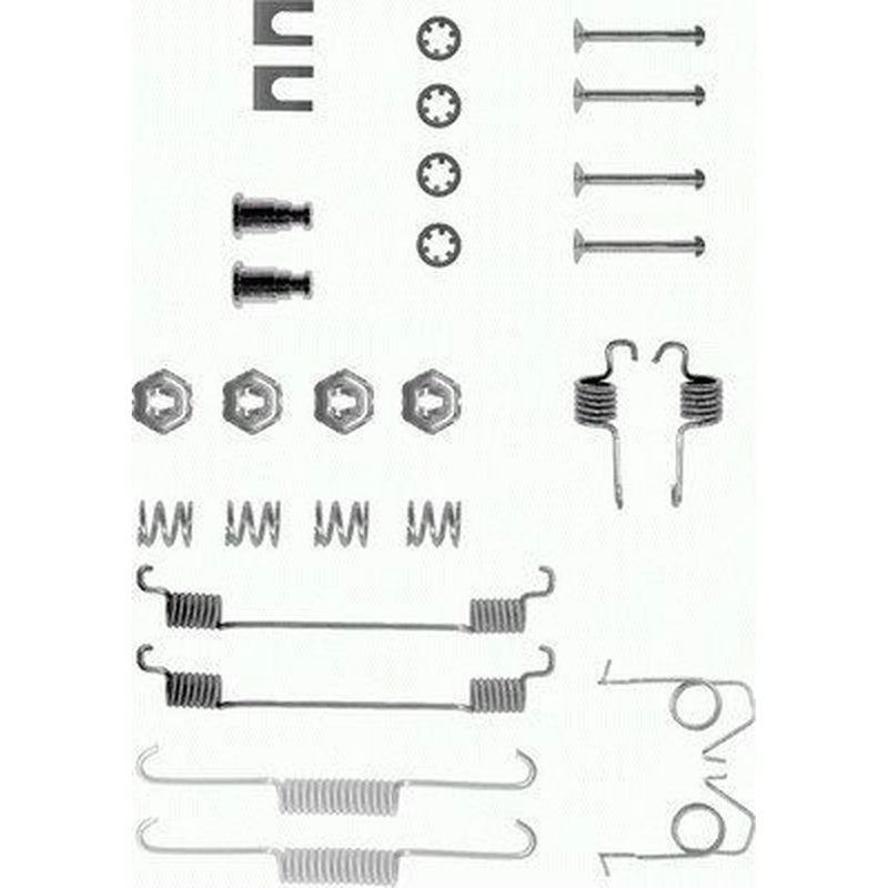Mintex Brake Shoe Accessory Kit Rear fits Ford Fiesta 1983-1989