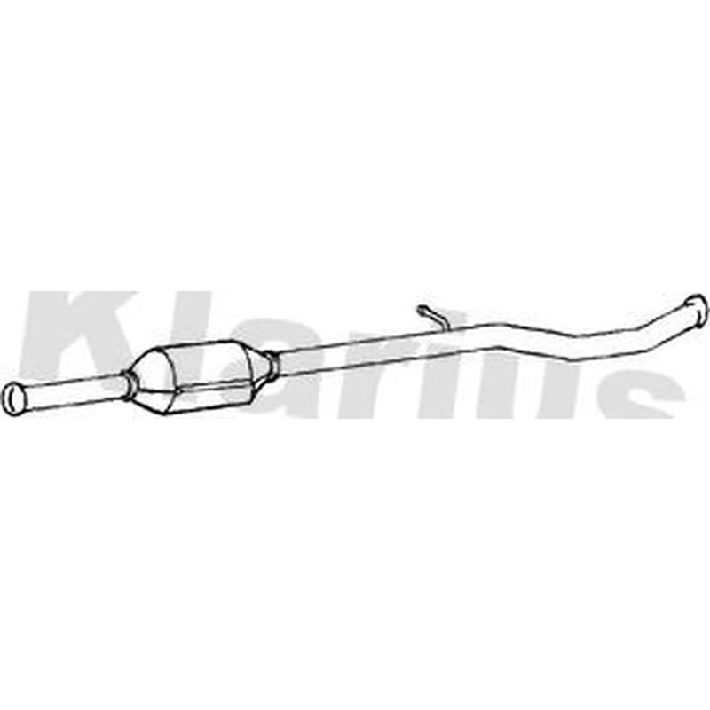 Klarius Catalyst T/A With Pipe (Kit 402339) fits Citroën Berlingo 1998-2005 1.9