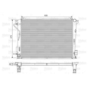 Valeo Engine Radiator 701600