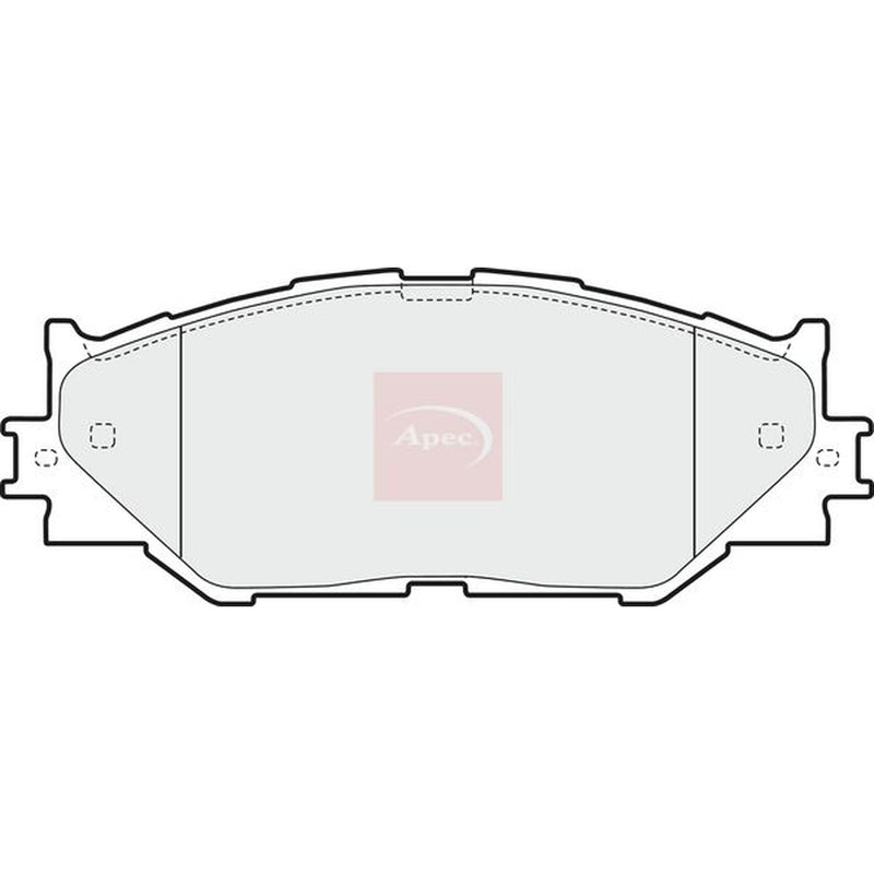 Apec Front Brake Pad Set fits Lexus Is C 2009-2015
