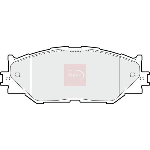Apec Front Brake Pad Set fits Lexus Is C 2009-2015