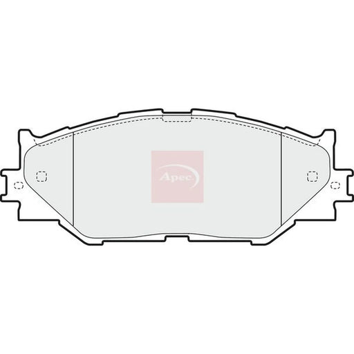 Apec Front Brake Pad Set PAD1586
