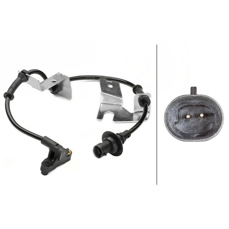Hella ABS Wheel Speed Sensor Front fits Chrysler Sebring 2001-2007 2.4 2.7