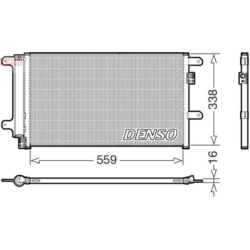 Denso Air Conditioning Condenser fits Iveco Daily III 1999-2007