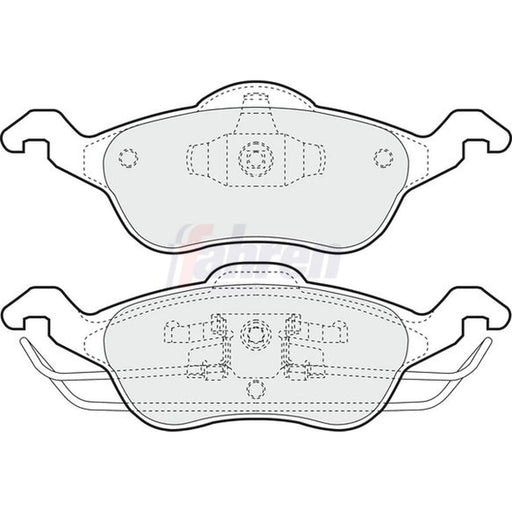 Fahren Front Brake Pad Set FBP3039
