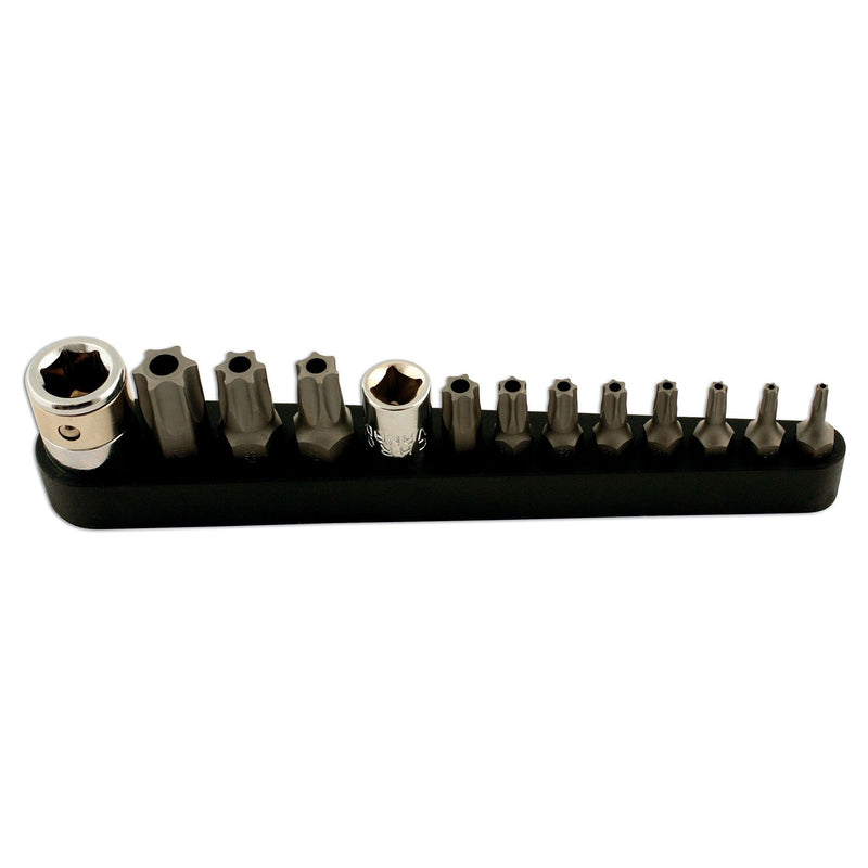 Laser Tamperproof Star Bit Set 13pc 5514 Laser - Dynamic Drive