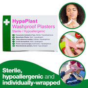 Safety First Aid HypaPlast Assorted Washproof Plasters - Pack of 100 Safety First Aid Group  - Dynamic Drive