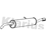 Klarius Box With Tail Pipe Rear fits Peugeot 207 2006-2013 1.6