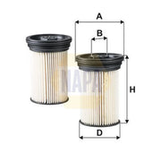 NAPA Fuel Filter Element fits Chevrolet Captiva 2011 on 2.2