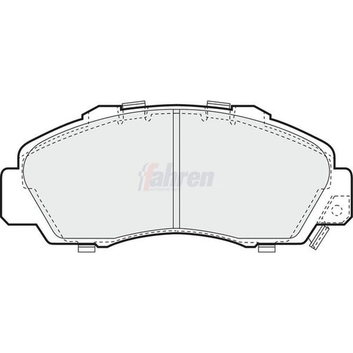 Fahren Front Brake Vented Discs & Pads fits Honda Stepwgn 2000-2005 2.0
