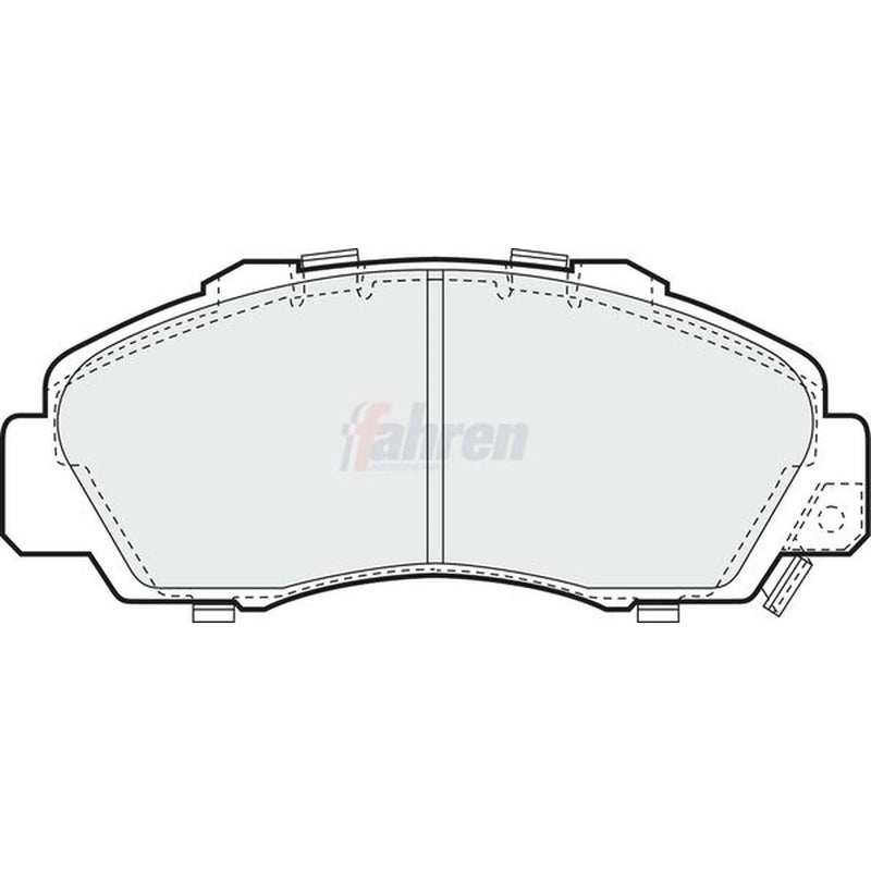 Fahren Front & Rear Brake Discs & Pads fits Honda Stepwgn 2000-2005 2.0
