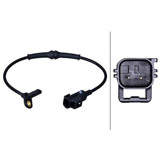 Hella ABS Wheel Speed Sensor Rear fits Jaguar Xf I 2008-2015