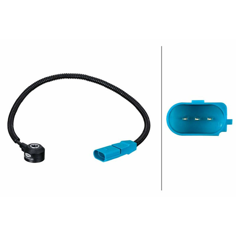 Hella Engine Knock Sensor Right fits Porsche Cayenne 2011-2017 3.0