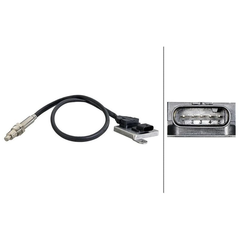 Hella AdBlue NOx Sensor fits Mercedes-Benz C-Class 2014-2018
