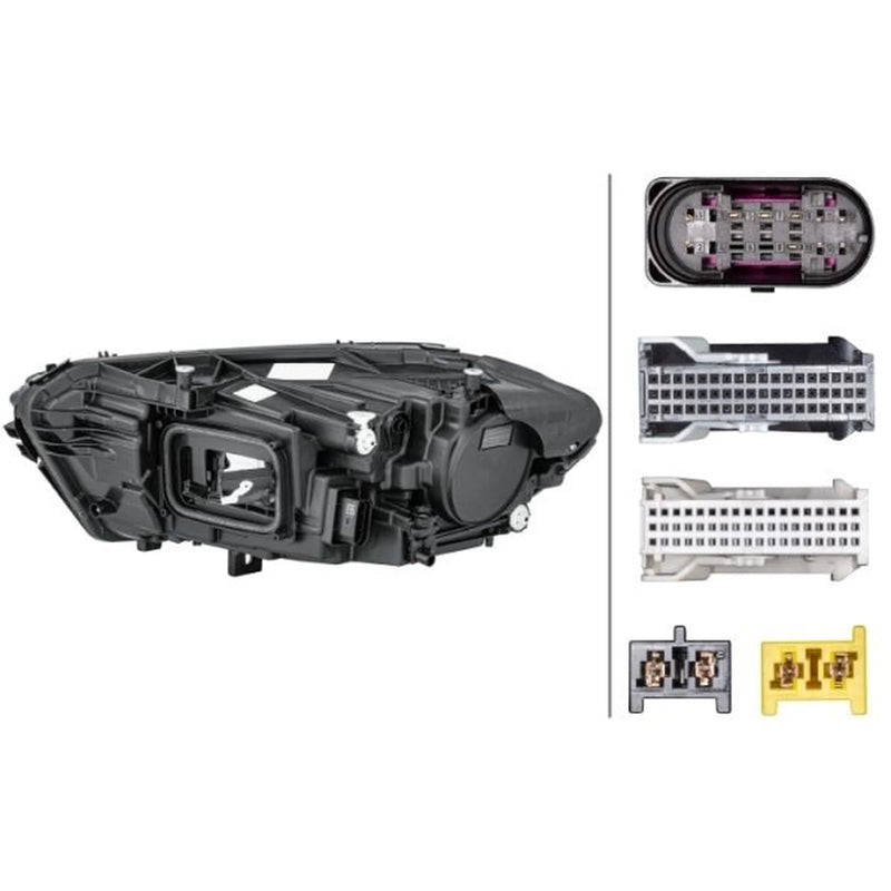 Hella Headlight Headlamp LED Right fits Mercedes-Benz A-Class 2018-2019
