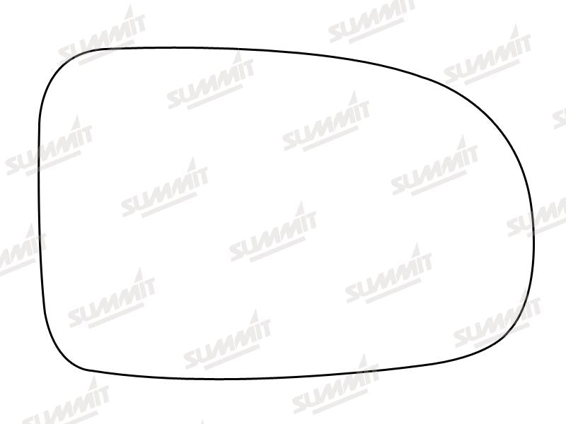 Summit Heated Base Plate With Standard Mirror Glass fits Vauxhall Corsa / Corsa C 00 to 05 RHS Summit - Bars 4 Cars