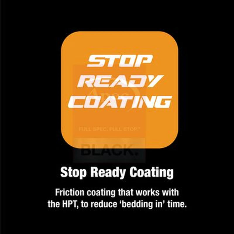Apec Black Front Brake Pad Set fits Audi A6 C8 2019-2021