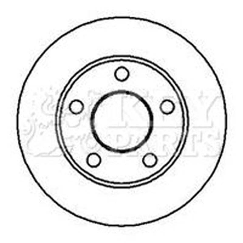 Key Parts Front & Rear Brake Discs & Pads fits Skoda Superb I 2001-2008