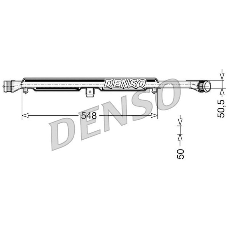 Denso Intercooler (Charge Air Cooler) Centre fits Audi A6 C6 2005-2011 3.0