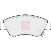 Apec Front Brake Pad Set fits Honda Civic 1991-1996 1.6