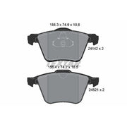Textar Front Brake Pad Set 2414201
