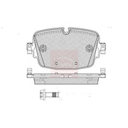 Apec Front & Rear Pads fits Audi Q8 2024 on