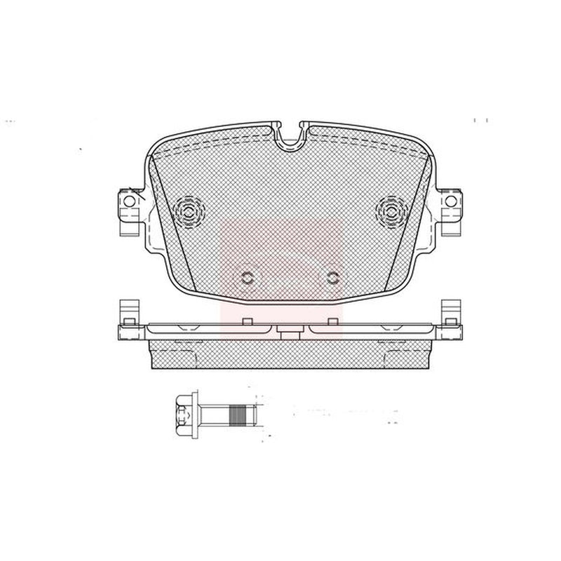 Apec Front & Rear Pads fits Audi Q8 2024 on