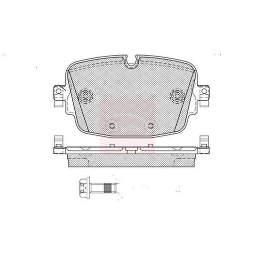 Apec Front & Rear Pads fits Audi Q8 2024 on