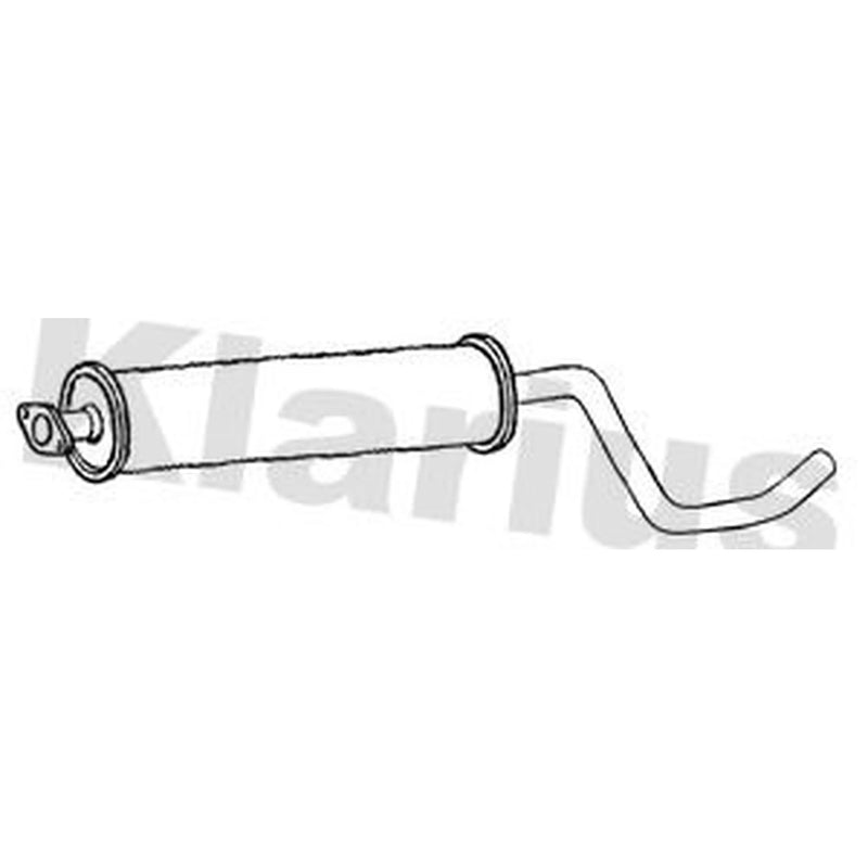 Klarius Exhaust Pipe OD fits Opel Zafira Tourer C 2011-2018 1.8