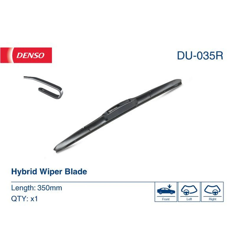 Denso Rear Wiper Blades fits Alfa Romeo 33 1983-1993 1.2 1.3 1.5 1.7 1.8