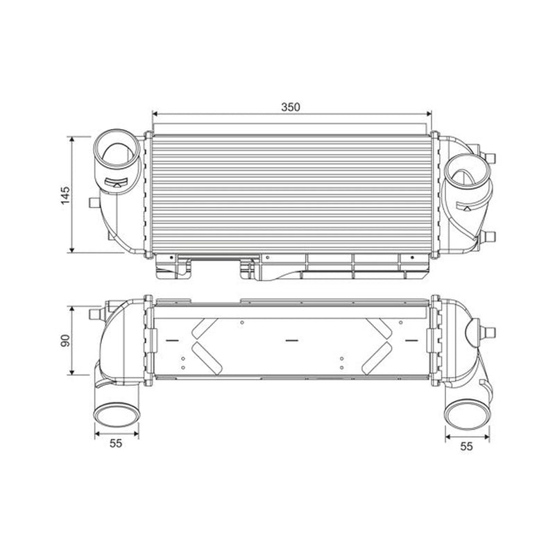 Valeo Intercooler (Charge Air Cooler) 818368