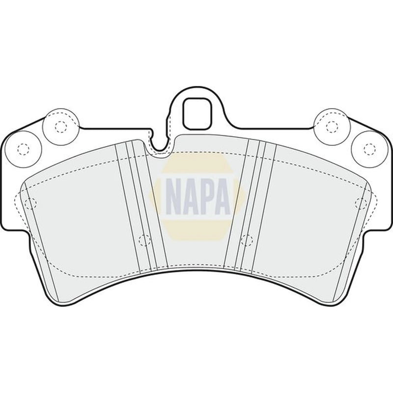 NAPA Front Brake Pad Set fits Audi Q7 2006-2015 3.0 3.6 4.2