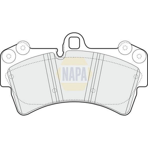 NAPA Front Brake Pad Set fits Audi Q7 2006-2015 3.0 3.6 4.2