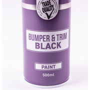 2x Autotek Professional Black Bumper and Trim 500ml Spray Paint High Coverage Autotek - Dynamic Drive