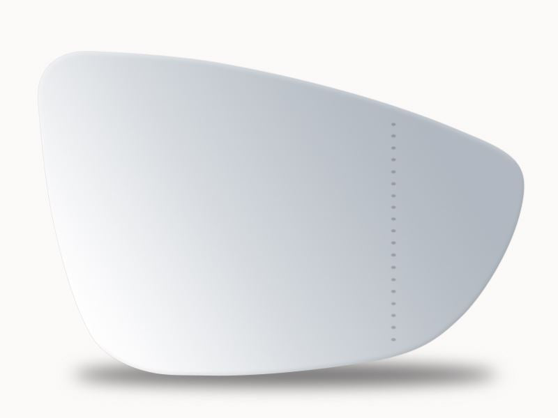 Summit Heated Base Plate With Blind Spot Mirror Glass fits VW Passat / Passat CC RHS Summit - Bars 4 Cars