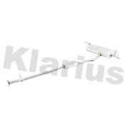 Klarius Box With Tail Pipe Rear fits Nissan Qashqai I 2007-2013 2.0