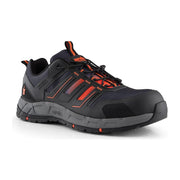 Scruffs Air Safety Trainer Black/Orange Size 11 / 46 Scruffs - Dynamic Drive