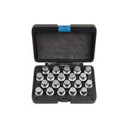 Laser Locking Wheel Nut Key Set 20pc - for VAG, Porsche 6662 Laser - Dynamic Drive
