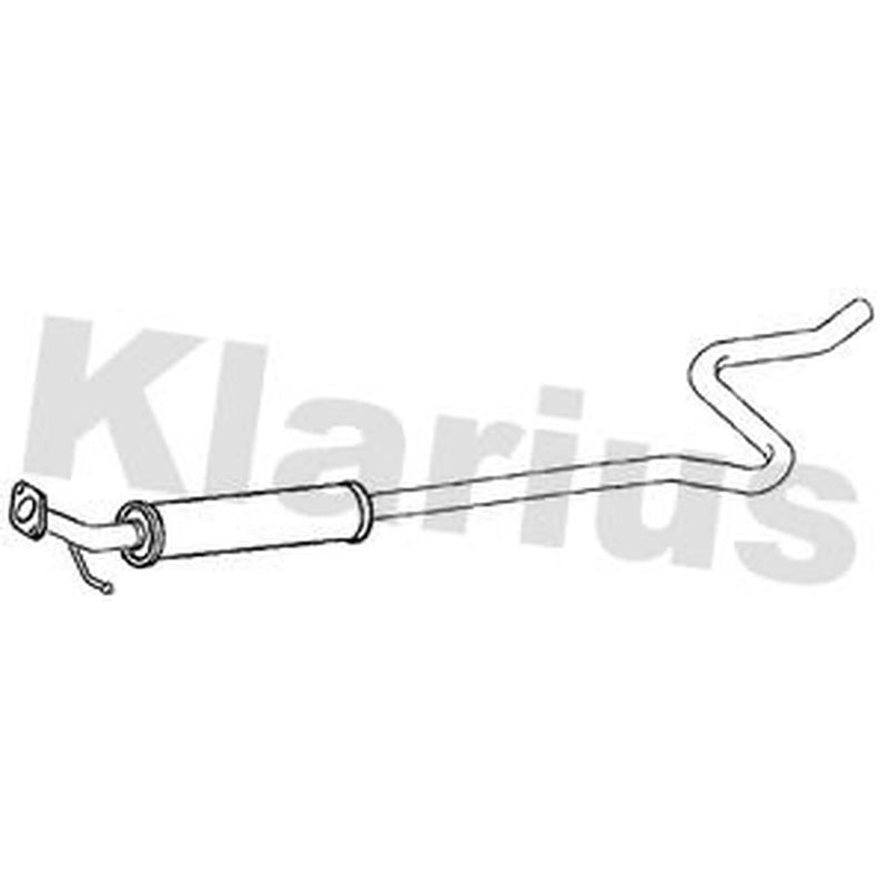 Klarius Centre Pipe Centre fits Ford Fiesta VI 2008-2017 1.25