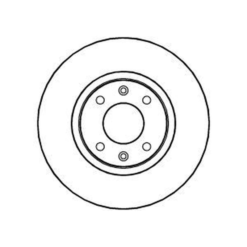 Abtex 2 x Vented Front Brake Discs BD835V-x2