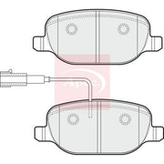 Apec Rear Brake Discs & Pads fits Alfa Romeo Giulietta 2010-2020 1.4 1.6 1.8 2.0