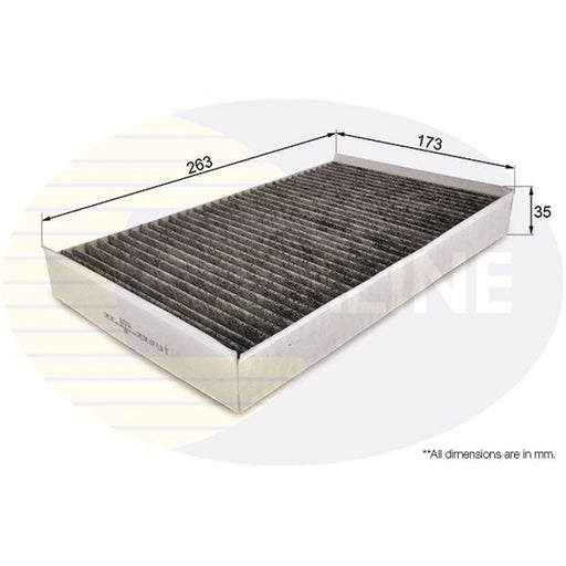 Comline Cabin Air Filter (Pollen Filter) fits Renault Fluence 2010 on