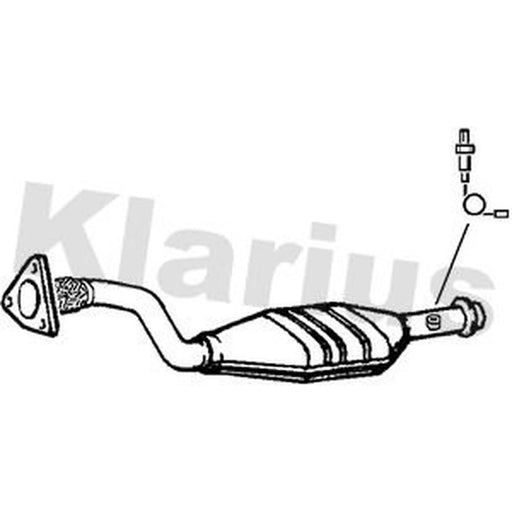 Klarius Catalyst Type Approved With Pipe fits Renault Clio 1998-2005 1.6