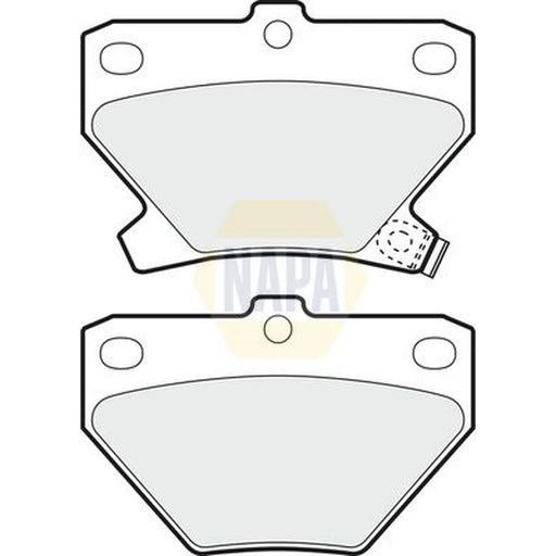 NAPA Rear Brake Pad Set NBP1470