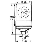 Hella Rotating Beacon Wide High