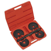 Sealey Telescopic Spring Compressor Wishbone Suspension 1250kg RE2280 Sealey - Dynamic Drive