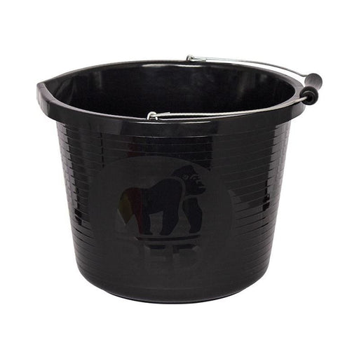Red Gorilla Premium Bucket 14 litre (3 gallon) - Black Red Gorilla - Dynamic Drive